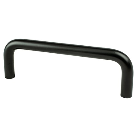 Berenson Advantage Wire Pulls 3 1/2 inch CC Matte Black Steel Pull 6128-2055-P